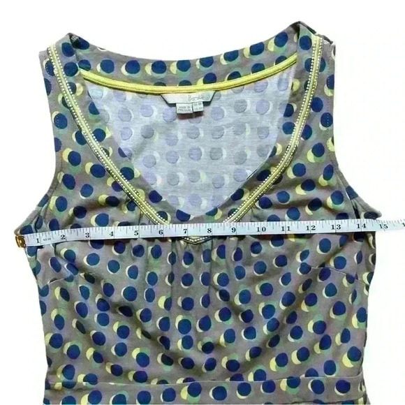 Boden Jersey Polka Dots Driftwood Sienna Dress Size 4R - Picture 9 of 11
